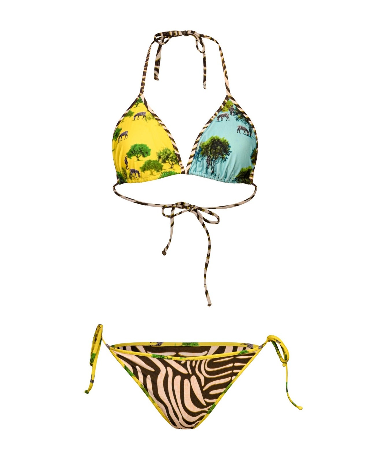 Mix Print Two Pieces Swimwear - Savannah – Banke Kuku
